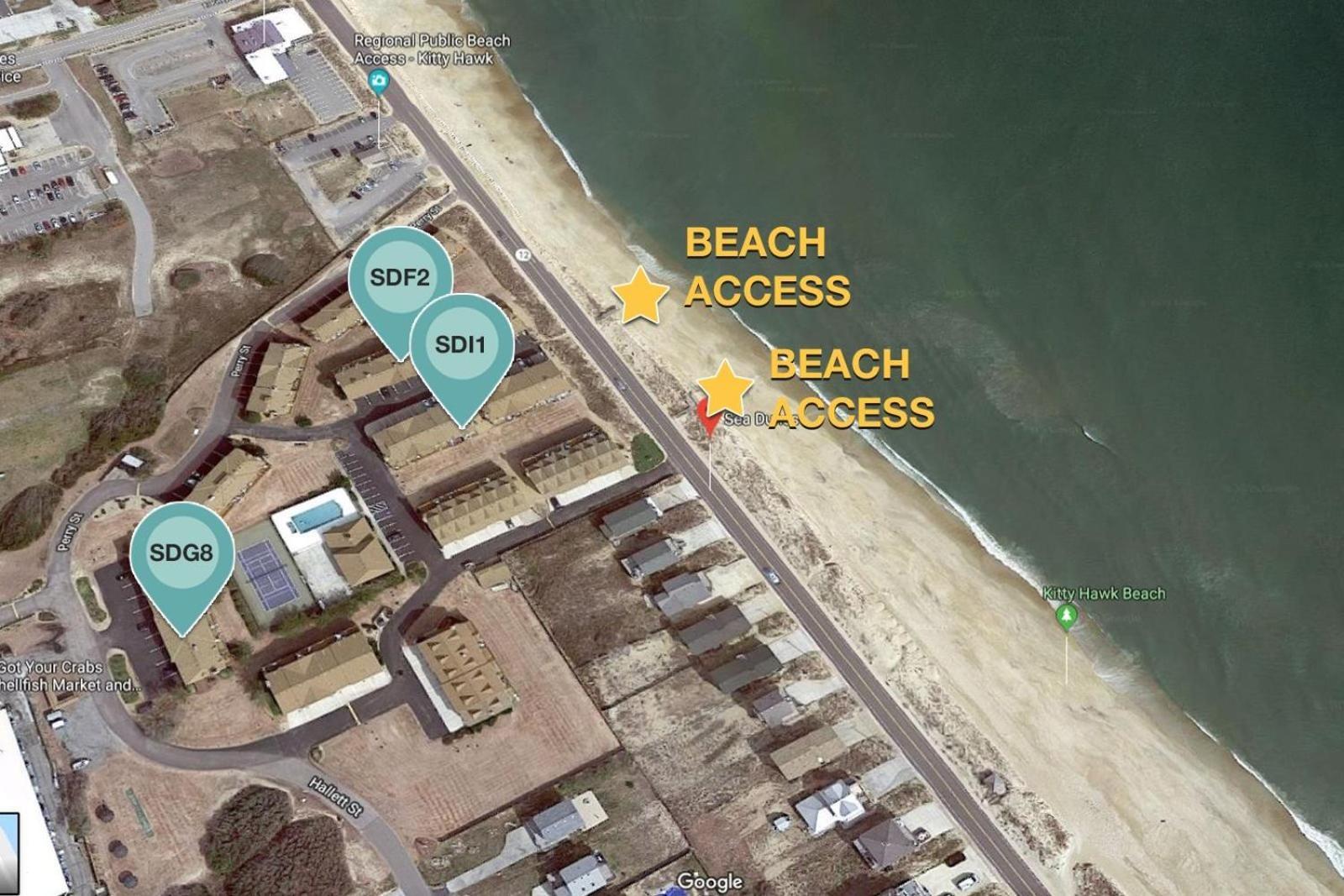 Sdi1 Sea Dunes I1 Steps To The Beach คิตตีฮอว์ก ภายนอก รูปภาพ